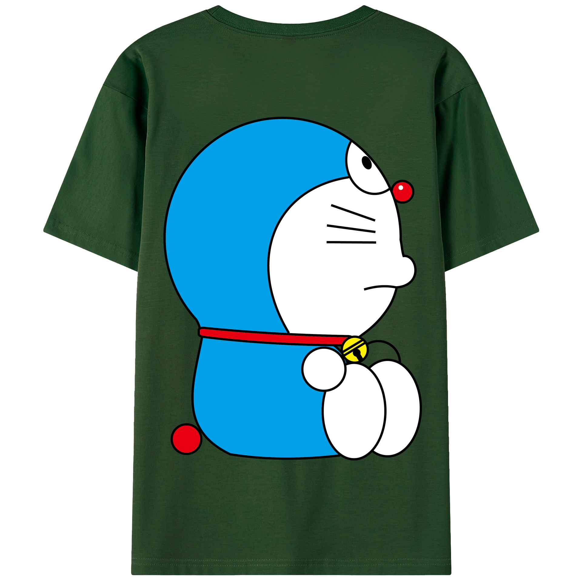 （画像用） ドラえもん Doraemon 綿100％半袖Tシャツ（背面プリント）